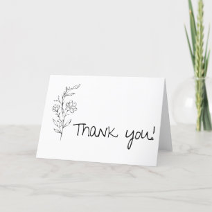 Thank you card for any occasion