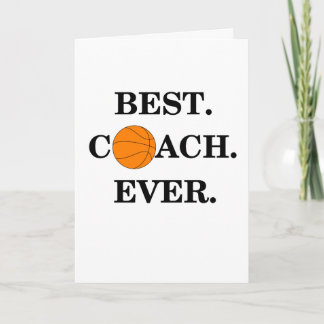 Thank You Card For Basketball Coach