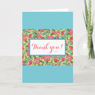 Thank you Card for Charity