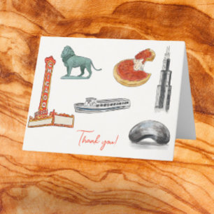Thank you Card for Chicago wedding