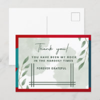 Thank you card for family and friends 