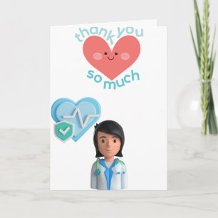 Thank you card for for Hospital Nurse