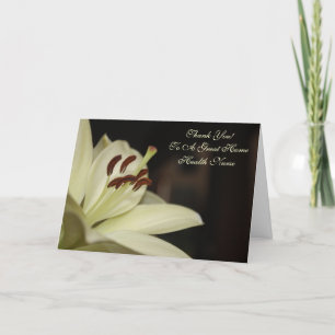 Thank You Card For Home Health Nurse