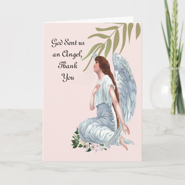 Thank You Card for Nurse Semi Religious (Front)