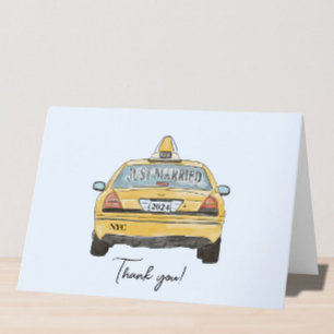 Thank you Card for NYC wedding 