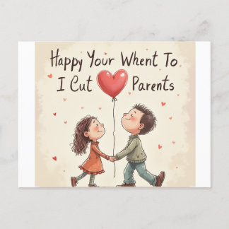 Thank you card for parents