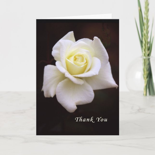 Thank You Card for Sympathy & Flowers (Front)