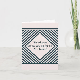 Thank You Card for Teacher