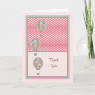 Thank You Card for Tour Guide, Hot Air Balloons