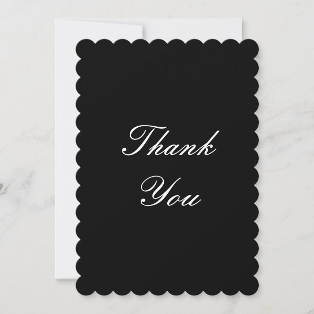 thank you card for weddings (Front)