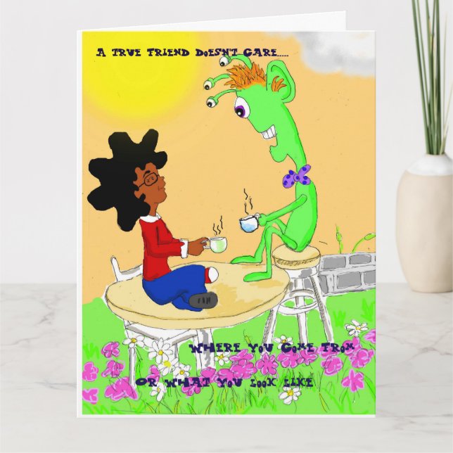 Thank you card (Friendship) (Front)