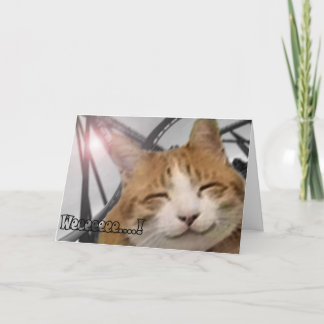 Thank You Card - Happy Cat