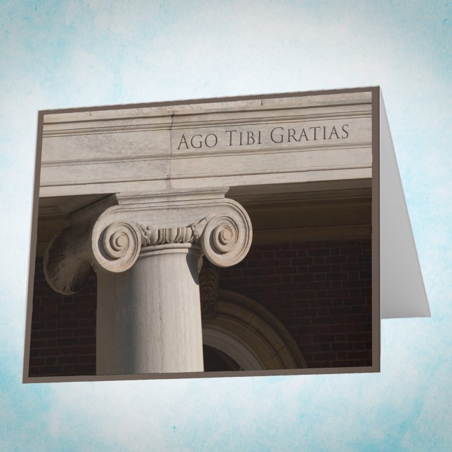 Thank You Card in Latin (Creator Uploaded)