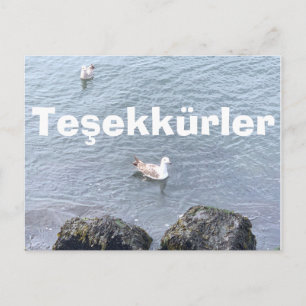 THANK YOU CARD IN TURKISH