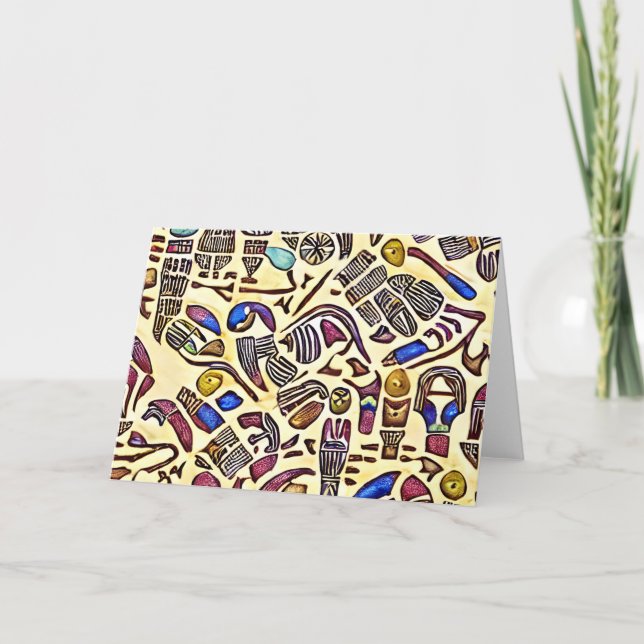 Thank You Card Inspired by Nubian Nights (Front)