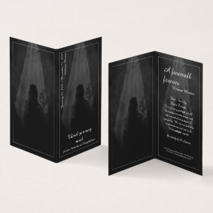 Thank You Card Into the light - goodbye my dear