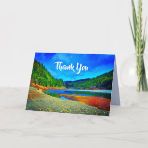 Thank you card : Lake