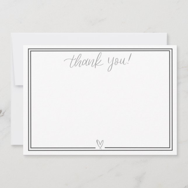Thank You Card (Light Grey) (Front)