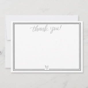 Thank You Card (Light Grey)