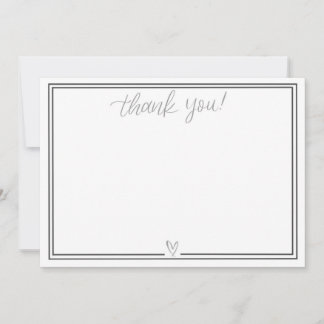 Thank You Card (Light Grey)