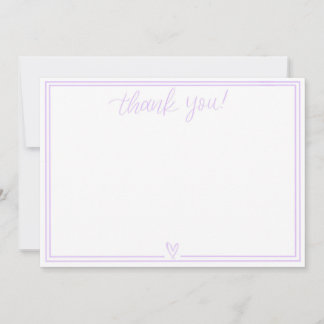 Thank You Card (Lilac)