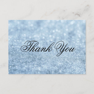 Thank You Card - LitBlue Glit Fab