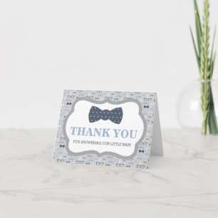 Thank You Card, Little Man, Bow Tie