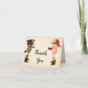 Thank You Card Little Recruit Baby Shower