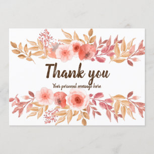 Thank You Card, Personal Thank You Card