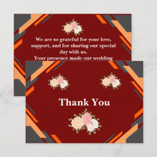 Thank You Card – Simple, Customizable