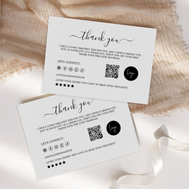 Thank You Card | Small Biz Packaging Insert (Thank You Card | Small Biz Packaging Insert)