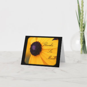 Thank You Card--Sunflower