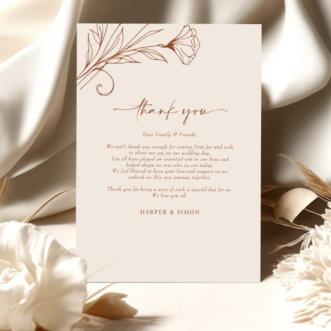 Thank You Card Terracotta Script Info (Creator Uploaded)