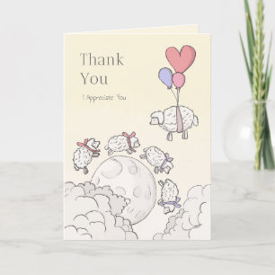 Thank You Card-Thank You For Supporting Me Card