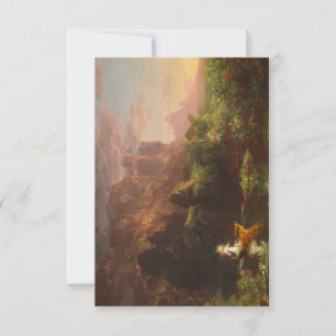 Thank You Card The Voyage of Life Childhood Cole