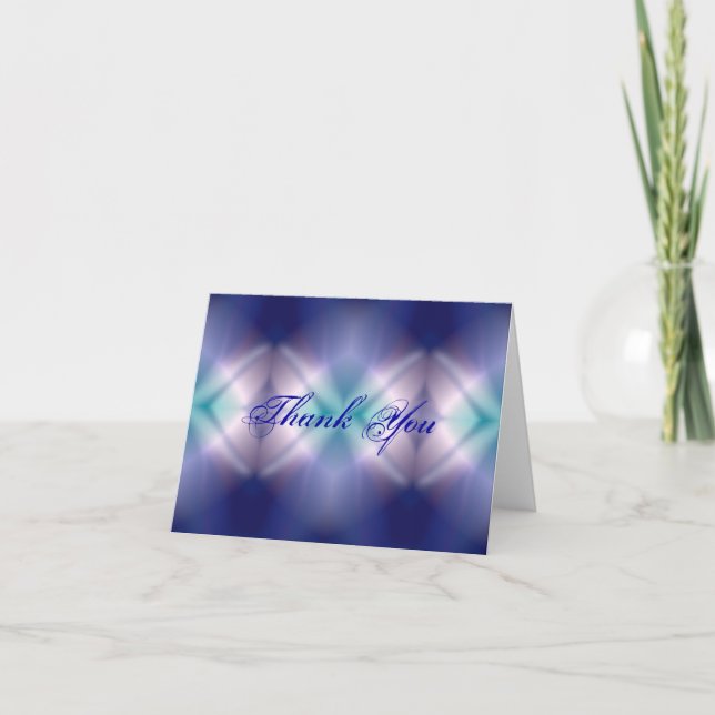 Thank You Card Tie Dye Star Light (Front)