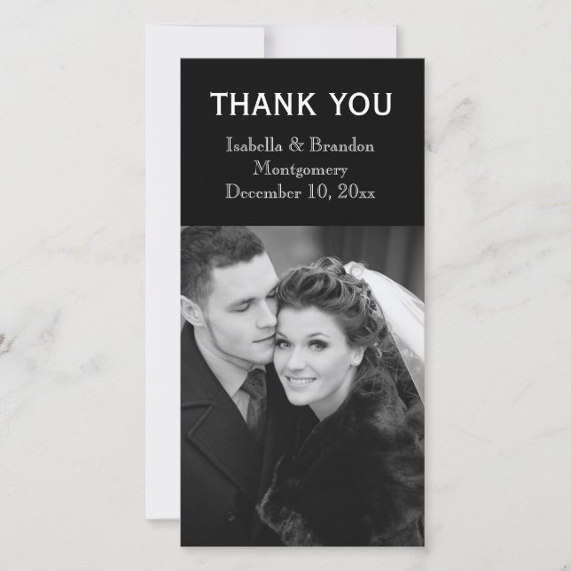 Thank You Card - Time to Drink Champagne (Front)