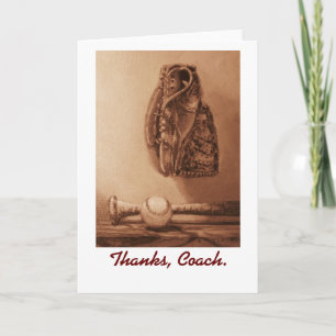 Thank you card to Coach