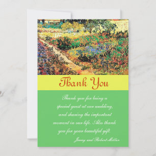 Thank you card. Vincent van Gogh Card