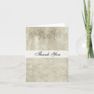 Thank you card Vintage Paper Butterfly