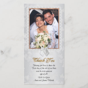 Thank you card with photo