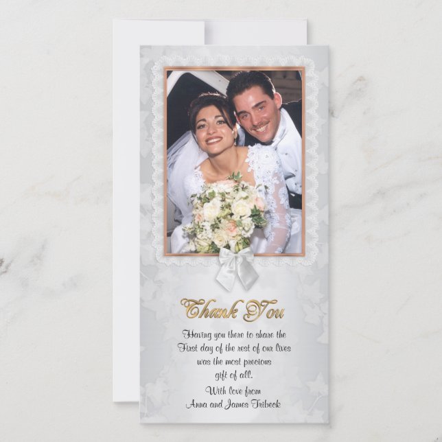 Thank you card with photo (Front)