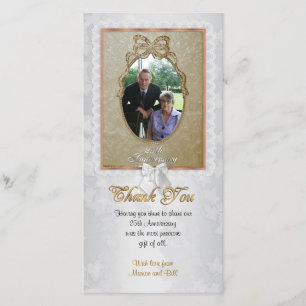 Thank you card with photo