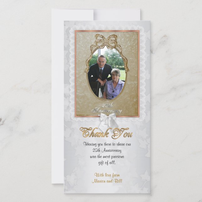 Thank you card with photo (Front)