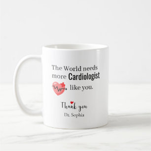 Thank You Cardiologist — Custom Name Coffee Mug