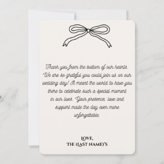 Thank you cards