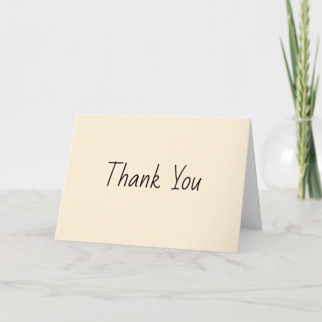 Thank you cards (Front)
