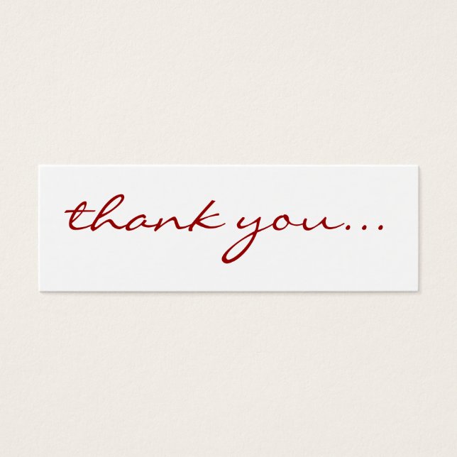 Thank You Cards (Front)