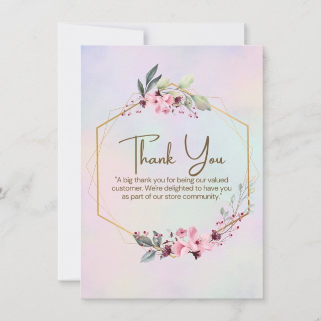 Thank you cards (Front)