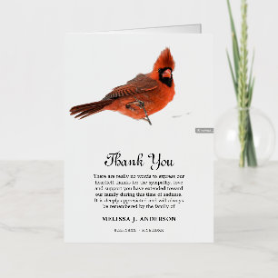 thank you cards after funeral - Cardinal Funeral